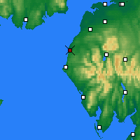 Nearby Forecast Locations - Workington - Map