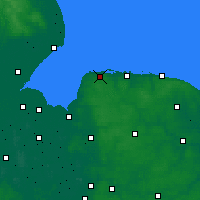 Nearby Forecast Locations - Brancaster - Map