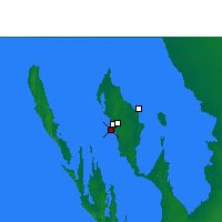 Nearby Forecast Locations - Denham - Map