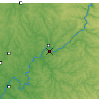 Nearby Forecast Locations - Parkersburg - Map