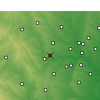 Nearby Forecast Locations - Ft Worth/Me. - Map