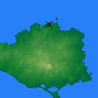 Nearby Forecast Locations - Mekoryuk - Map