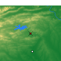 Nearby Forecast Locations - Hot Springs - Map