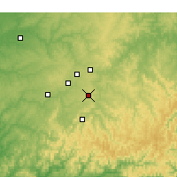 Nearby Forecast Locations - Springdale - Map