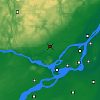 Nearby Forecast Locations - Mirabel - Map