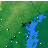 Nearby Forecast Locations - Baltimore - Map