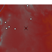 Nearby Forecast Locations - Clines Corner - Map