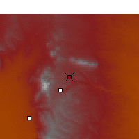 Nearby Forecast Locations - Ruidoso - Map