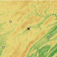 Nearby Forecast Locations - Clearfield - Map