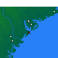 Nearby Forecast Locations - Hilton H. Isl. - Map