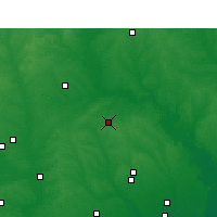 Nearby Forecast Locations - Huntsville - Map