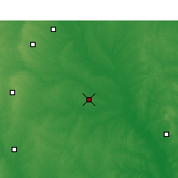 Nearby Forecast Locations - Corsicana - Map