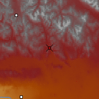 Nearby Forecast Locations - Hailey - Map