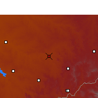 Nearby Forecast Locations - Senekal - Map