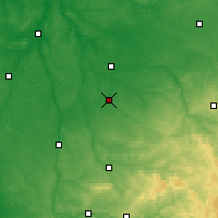 Nearby Forecast Locations - La Trimouille - Map