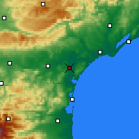 Nearby Forecast Locations - Narbonne - Map