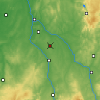 Nearby Forecast Locations - Dornes - Map