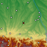 Nearby Forecast Locations - L'Isle-en-Dodon - Map