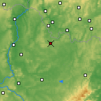 Nearby Forecast Locations - Saint-Avold - Map