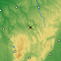 Nearby Forecast Locations - Semur-en-Auxois - Map