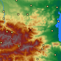 Nearby Forecast Locations - Montfort-sur-Boulzane - Map