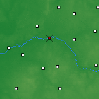 Nearby Forecast Locations - Zawisty Podleśne - Map