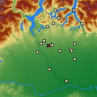 Nearby Forecast Locations - Busto Arsizio - Map