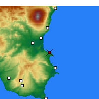 Nearby Forecast Locations - Brucoli - Map