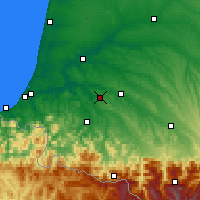 Nearby Forecast Locations - Salies-de-Béarn - Map