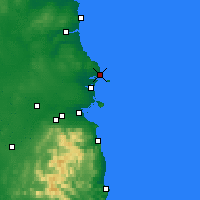 Nearby Forecast Locations - Rush - Map