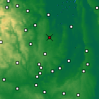 Nearby Forecast Locations - Worksop - Map