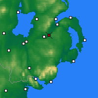 Nearby Forecast Locations - Lisburn - Map