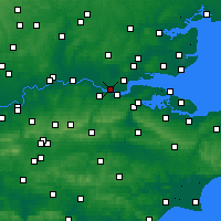 Nearby Forecast Locations - Grays - Map