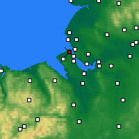 Nearby Forecast Locations - Wallasey - Map