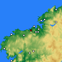 Nearby Forecast Locations - Arteixo - Map