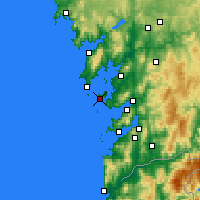 Nearby Forecast Locations - Pedras Negras - Map