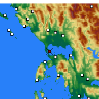 Nearby Forecast Locations - Aghios Thomas - Map