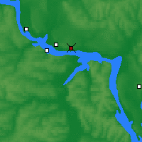 Nearby Forecast Locations - Zelenodolsk - Map