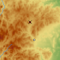 Nearby Forecast Locations - Sorsk - Map