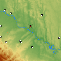 Nearby Forecast Locations - Burshtyn - Map