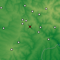 Nearby Forecast Locations - Makiivka - Map