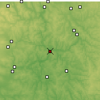 Nearby Forecast Locations - Coshocton - Map