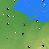 Nearby Forecast Locations - Fremont - Map