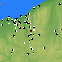 Nearby Forecast Locations - Hudson - Map