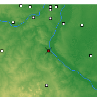 Nearby Forecast Locations - Festus - Map