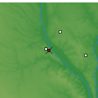 Nearby Forecast Locations - Hannibal - Map