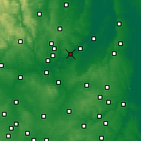 Nearby Forecast Locations - Gedling - Map