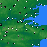 Nearby Forecast Locations - Thurrock - Map