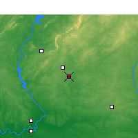 Nearby Forecast Locations - Alexander City - Map