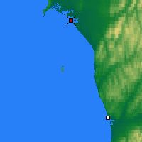 Nearby Forecast Locations - Shaktoolik - Map